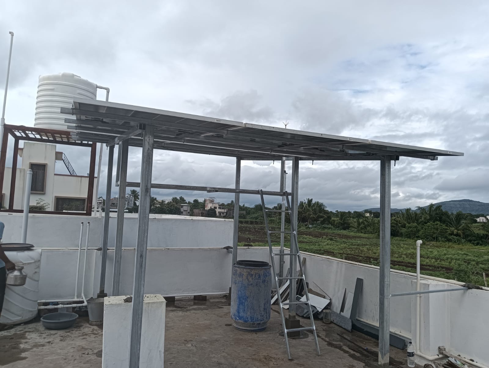 YASH SOLAR rooftop structure project